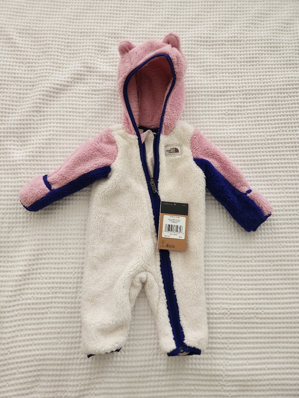 ✨️🥰NWT The North Face Baby Snowsuit Pink White 3 Months